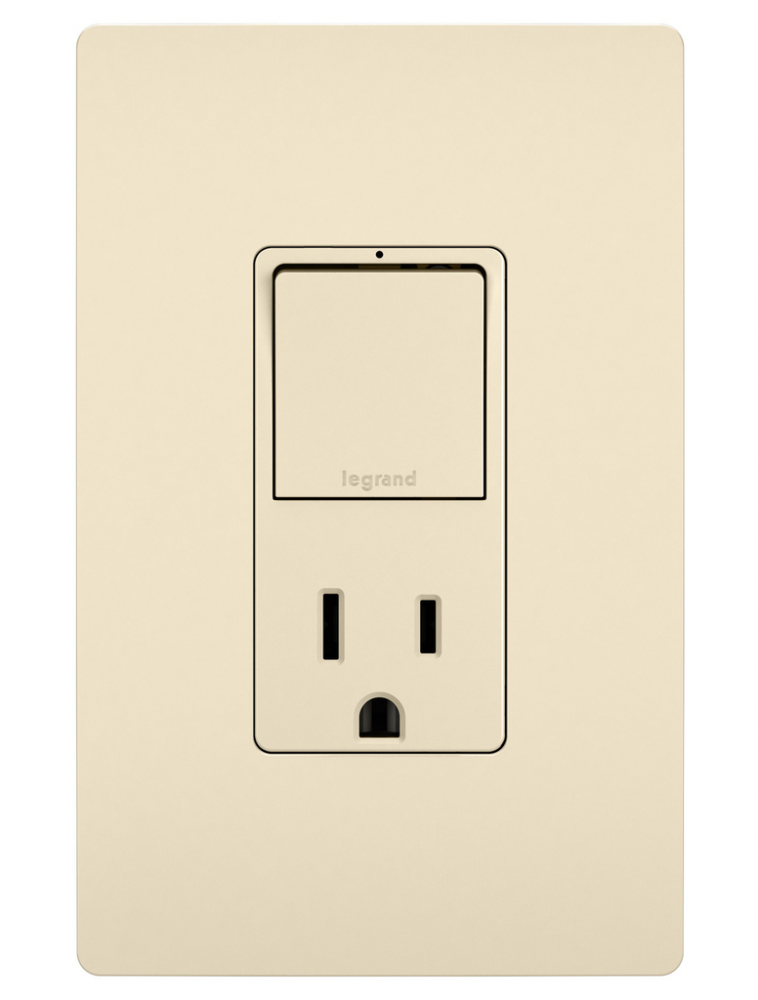 Single Pole/3-Way Switch + 15A TR Outlet