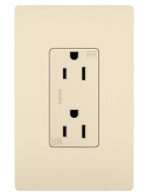 Legrand Radiant CA 885TRWRLA - 15A Decorator TR/WR Receptacle