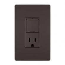 Legrand Radiant CA RCD38TR - Single Pole/3-Way Switch + 15A TR Outlet