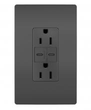 Legrand Radiant CA R26USBCCBK - RADIANT 3.1 C/C USB+15A DUP REC