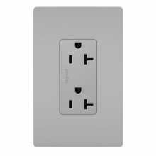 Legrand Radiant CA 885TR20SGRY - radiant? 20A 125V Tamper-Resistant Outlet, Gray