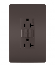 Legrand Radiant CA 2097CCD12 - radiant? 20A Duplex Self-Test GFCI Receptacles with SafeLock? Protection, Brown