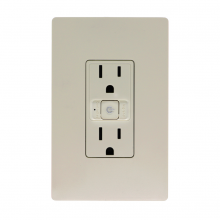 Legrand Radiant CA WWRR15LACCV2 - radiant? Smart Outlet, Wi-Fi, Light Almond