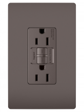 Legrand Radiant CA 1597CCD12 - radiant? 15A Duplex Self-Test GFCI Receptacles with SafeLock? Protection, Brown