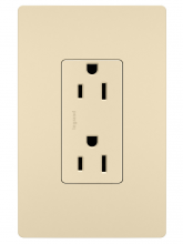 Legrand Radiant CA 885SI - radiant? Self-Grounding Outlet, Ivory