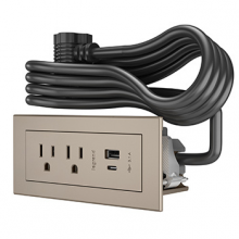 Legrand Radiant CA RDZCNI - radiant? FPC USB A/C, 6FT, NI 2 TR OL, 2 USB CHARGING PORTS