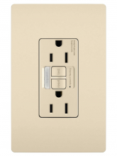 Legrand Radiant CA 1597NTLTRLACCD4 - radiant? Tamper-Resistant 15A Duplex Self-Test GFCI Receptacles with SafeLock? Protection and Night