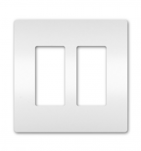 Legrand Radiant CA RWP262W - radiant? Two-Gang Screwless Wall Plate White