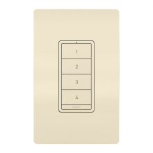 Legrand Radiant CA WNRCB40LA - radiant? Wireless Smart Scene Controller with Netatmo, Light Almond