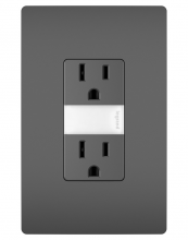 Legrand Radiant CA NTL885TRBKCC6 - NIGHT LIGHT + 1 OUTLET, BK