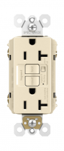 Legrand Radiant CA 2097TRALA - Specification Grade Tamper-Resistant 20A Duplex Self-Test GFCI Receptacle with Audible Alarm, Light