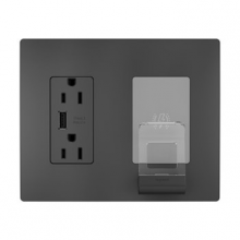 Legrand Radiant CA RWC826USBBKCCV2 - RAD WIRELESS CHG W3.1 USB 15A REC, V2