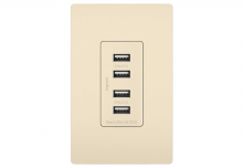 Legrand Radiant CA TM8USB4LACC6 - Quad USB