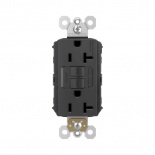 Legrand Radiant CA 2097TRNABK - radiant? Tamper-Resistant 20A Duplex Self-Test GFCI Receptacle, NAFTA Compliant, Black