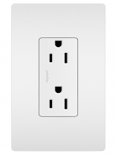 Legrand Radiant CA 885SW - radiant? Self-Grounding Outlet, White