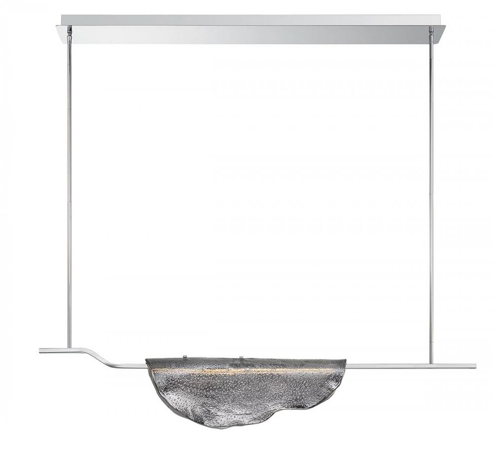 Savona, 1 Light Linear LED Chandelier, Smoke