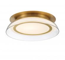 Lib & Co. CA 10156-07 - Pescara, Large LED Ceiling Mount, Plated Brushed Gold