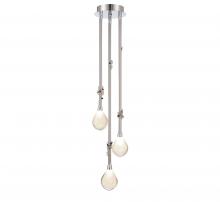 Lib & Co. CA 12064-01 - Bellissima, 3 Light LED Pendant, Chrome