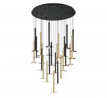 Lib & Co. CA 12105-023 - Piatto, 25 Light Round LED Chandelier, Mixed