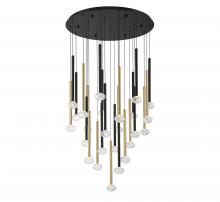 Lib & Co. CA 12111-023 - Soffio, 25 Light Round LED Chandelier, Mixed