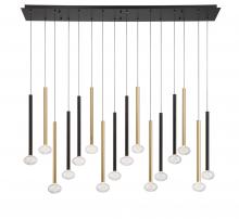 Lib & Co. CA 12146-023 - Soffio, 16 Light Linear LED Chandelier, Mixed