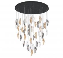 Lib & Co. CA 12219-023-02 - Sorrento, 45 Light LED Grand Chandelier, Mixed, Black Canopy