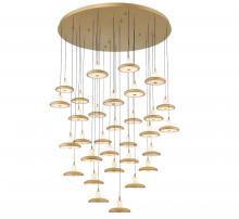 Lib & Co. CA 12256-030 - Mantova, 31 Light Round LED Chandelier, Painted Antique Brass