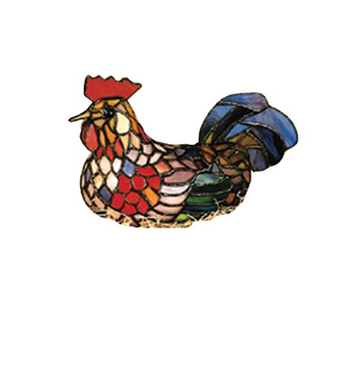 6.5&#34;H Rooster Accent Lamp