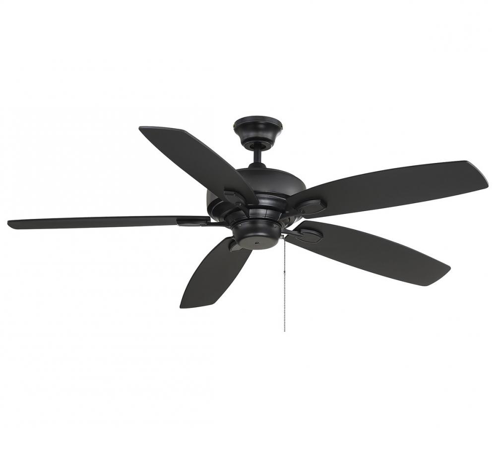 52&#34; Ceiling Fan in Matte Black