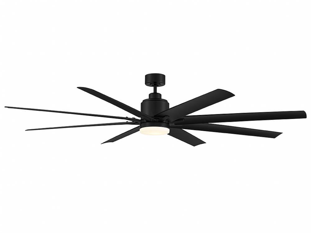 72&#34; LED Outdoor Ceiling Fan in Matte Black