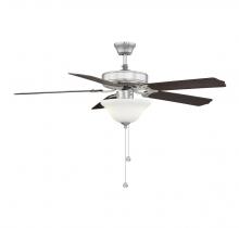 Savoy House Meridian CA M2018BNRV - 52" 2-Light Ceiling Fan in Brushed Nickel