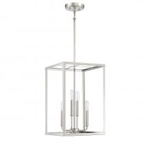 Savoy House Meridian CA M30008PN - 4-Light Pendant in Polished Nickel