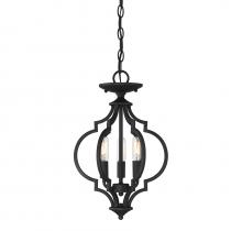 Savoy House Meridian CA M60055MBK - 3-Light Convertible Semi-Flush or Pendant in Matte Black