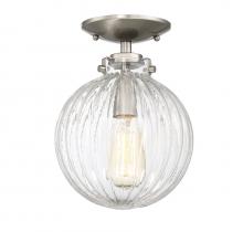 Savoy House Meridian CA M60056BN - 1-Light Ceiling Light in Brushed Nickel