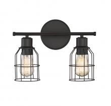 Savoy House Meridian CA M80003ORB - 2-Light Bathroom Vanity Light in Oil Rubbed Bronze