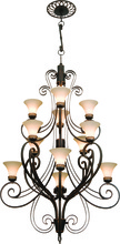 Kalco 5189AC/1479 - Mirabelle (4+4+4) Light 3 Tier Foyer