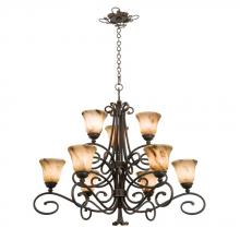 Kalco 5535TO/1305 - Amelie 9 Light Chandelier