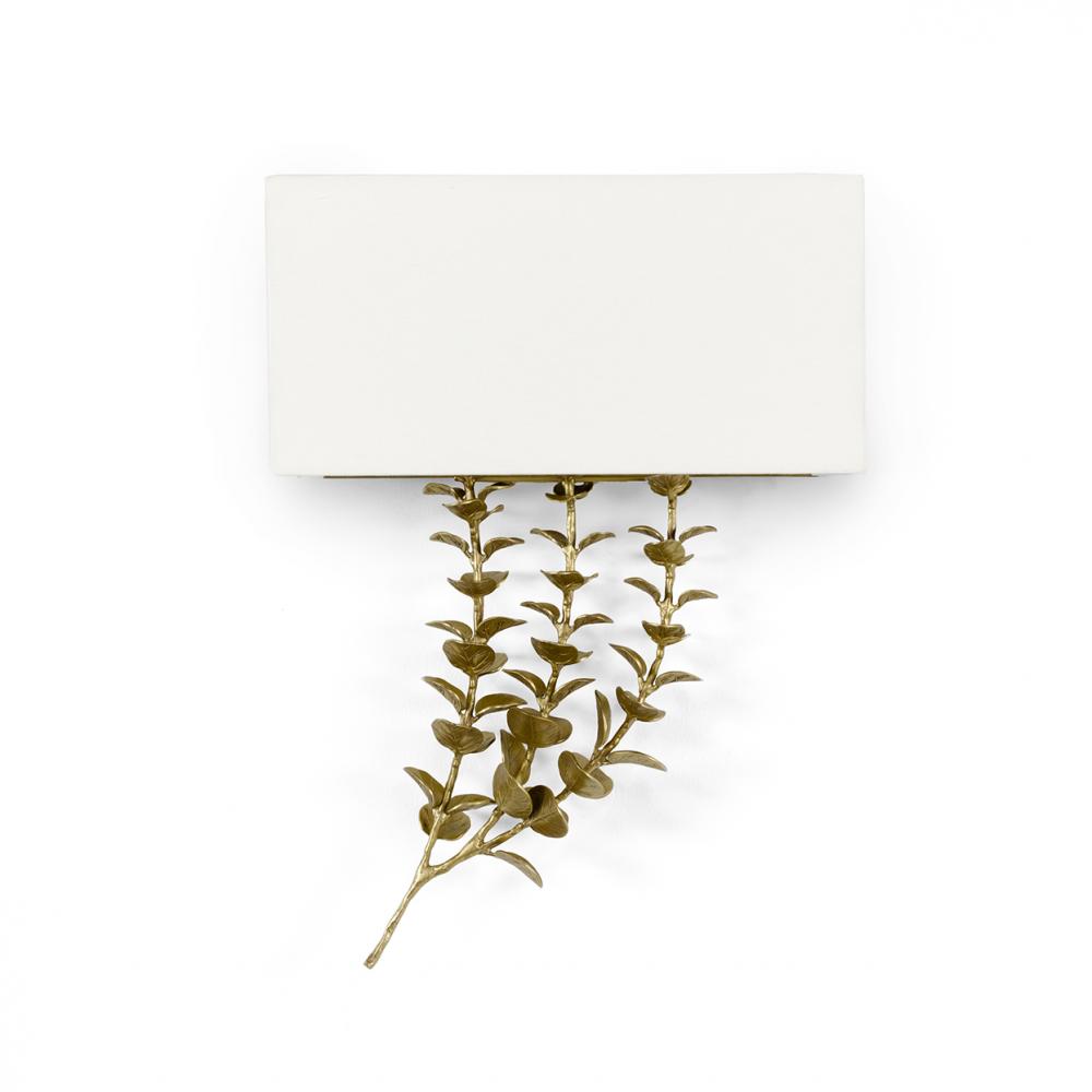 Eucalyptus Leaf Brass Shade Scn Rgt