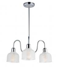 Maxim 11326CLPC - Hollow 3-Light Chandelier