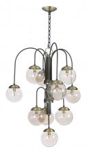 Maxim 20469TBGTBZSBR - Reverb 10-Light Pendant