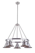 Craftmade 54025-SA - Union 5 Light Outdoor Chandelier in Satin Aluminum