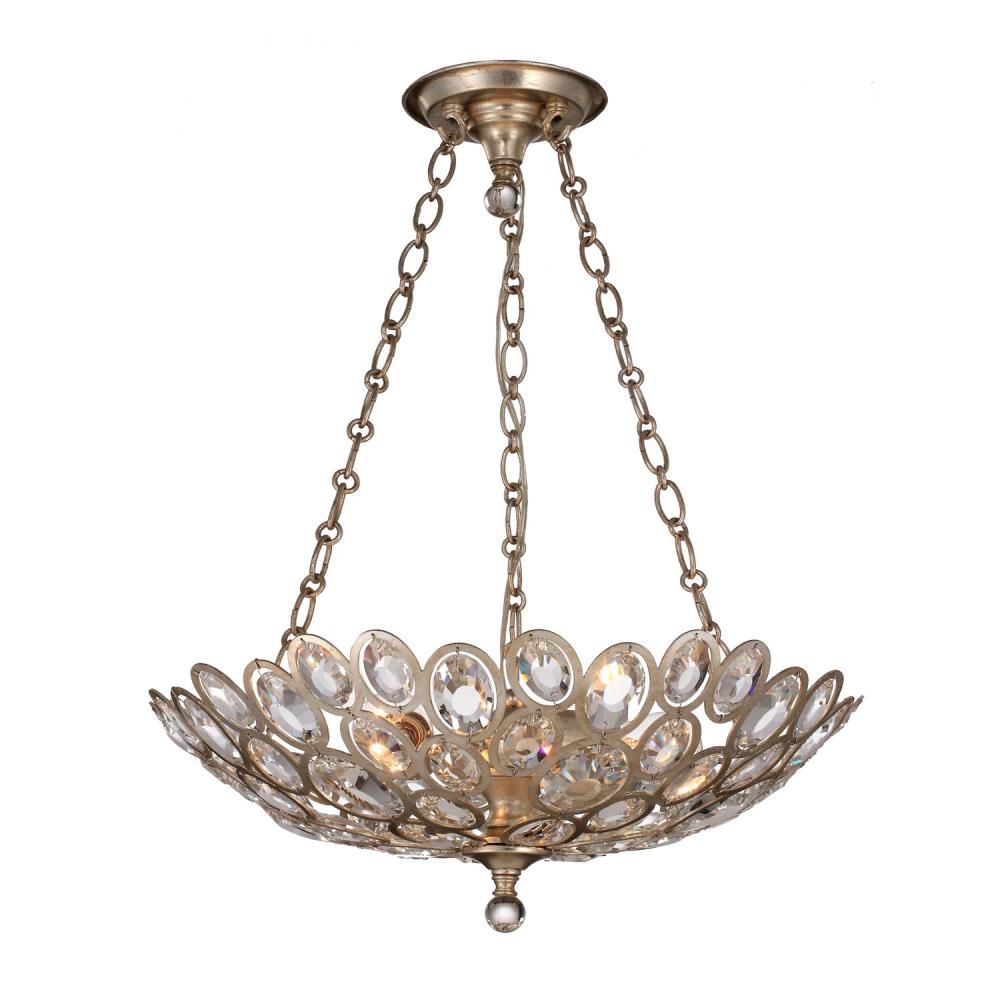 Sterling 3 Light Distressed Twilight Chandelier