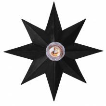 Crystorama 9230W-BK - Astro 1 Light Black Sconce