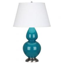 Robert Abbey 1753X - Peacock Double Gourd Table Lamp