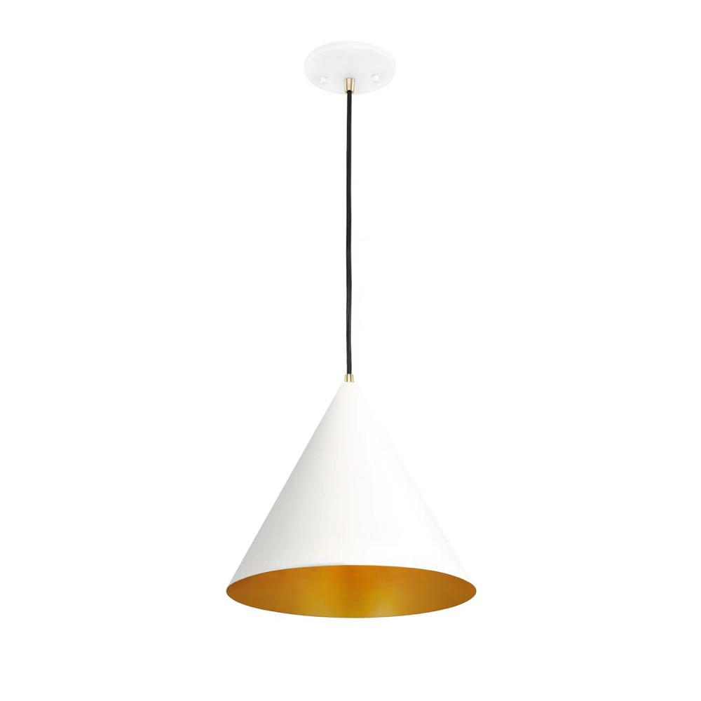 Conos 14&#34; 1-Light Cone Pendant