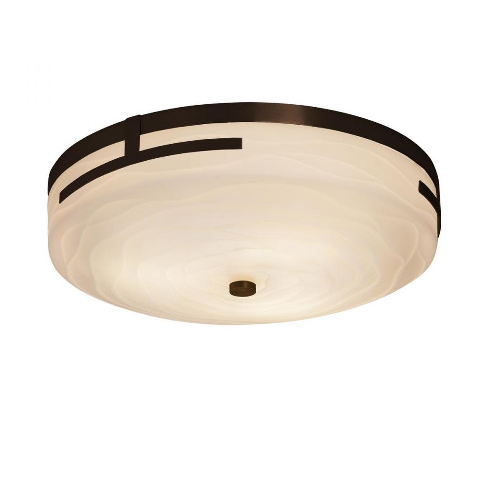 Atlas 19&#34; LED Round Flush-Mount