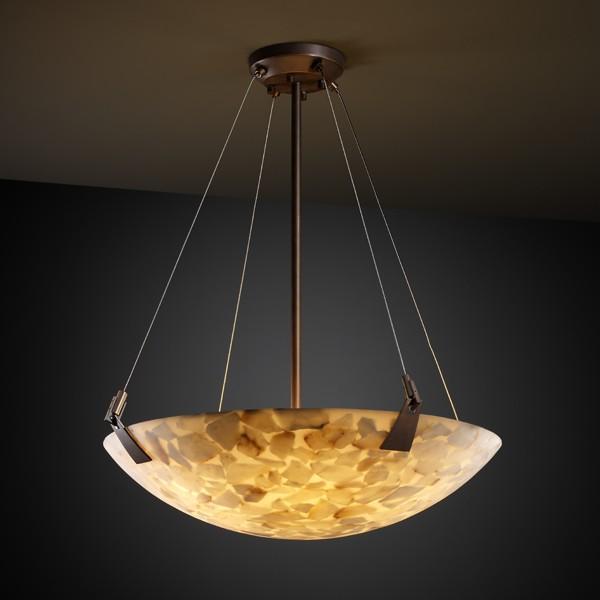 18&#34; LED Pendant Bowl w/ Tapered Clips