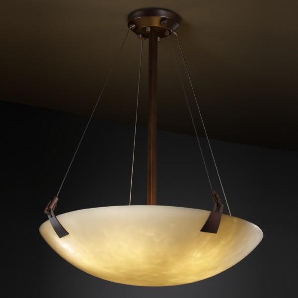 24&#34; Pendant Bowl w/ Tapered Clips