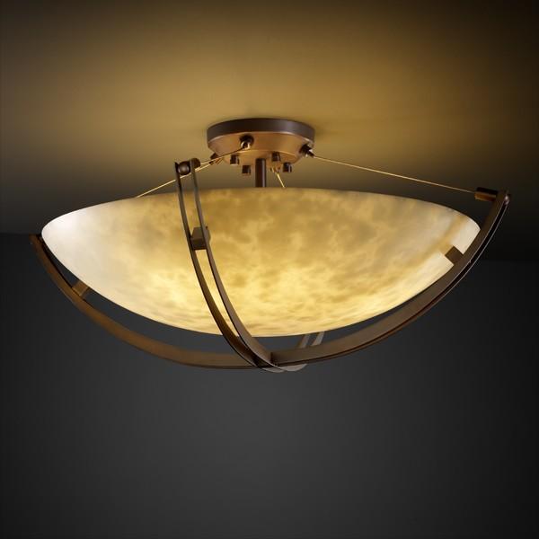 24&#34; Semi-Flush Bowl w/ Crossbar