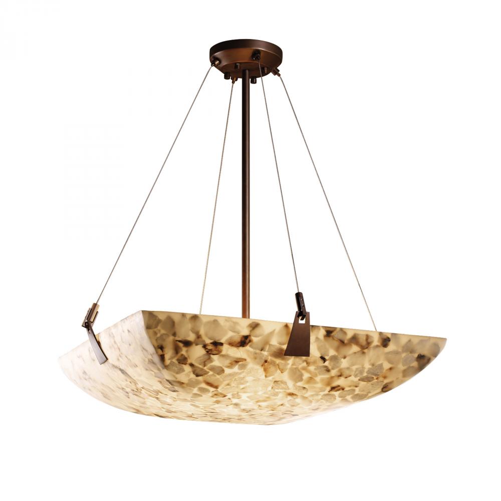 24&#34; LED Pendant Bowl w/ Tapered Clips